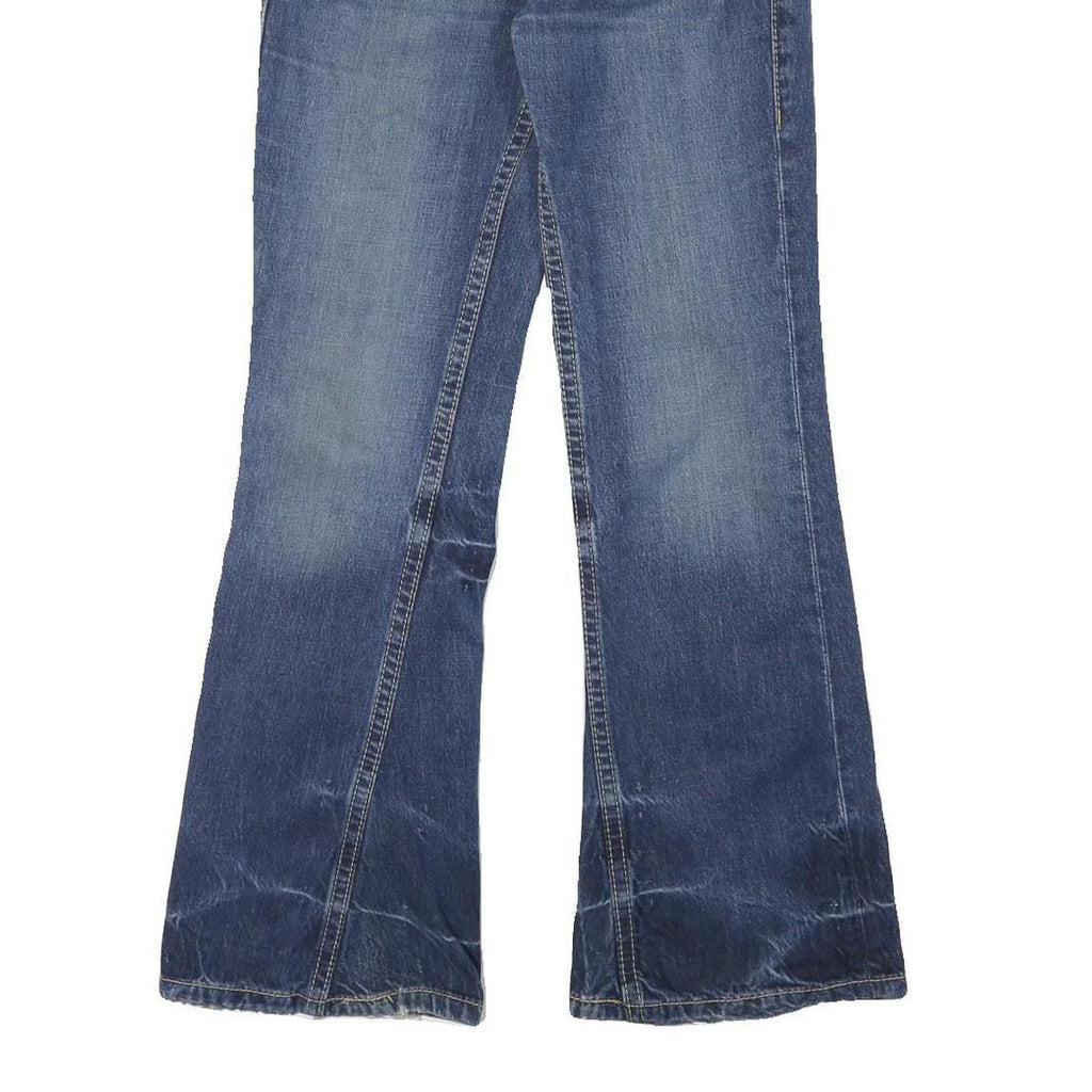 LEVI'S Womens Jeans Blue Regular Flared Denim Medium W28 L31 Classic Fit Zip