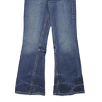 LEVI'S Womens Jeans Blue Regular Flared Denim Medium W28 L31 Classic Fit Zip