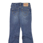 LEVI'S Womens Jeans Blue Regular Flared Denim Medium W28 L31 Classic Fit Zip