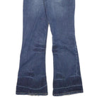 LEVI'S Womens Jeans Blue Regular Flared Denim Medium W28 L31 Classic Fit Zip