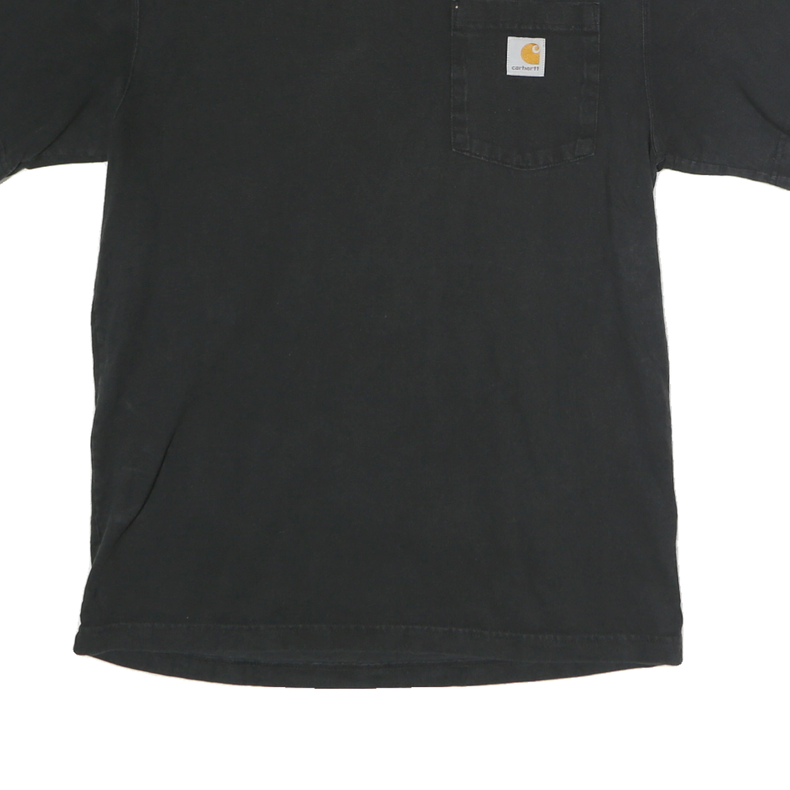 CARHARTT Mens Black Pocket T-Shirt S Short Sleeve Crew Neck Workwear