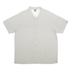 THE NORTH FACE Mens Beige Striped Shirt XL Polyester Blend Casual Lightweight