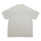 THE NORTH FACE Mens Beige Striped Shirt XL Polyester Blend Casual Lightweight