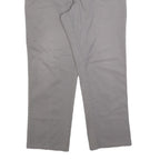 DICKIES Mens Cotton Blend Grey Regular Fit Straight Trousers W36 L30 Workwear