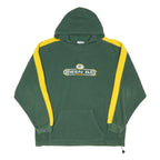 NFL Mens Green & Yellow Green Bay Packers Hooded Jacket XL Polyester Blend
