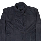 BEN SHERMAN Mens Overcoat Jacket Black M