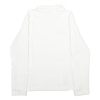 PATAGONIA Womens White Plain Pullover Crew Neck Basic Knit Jumper M