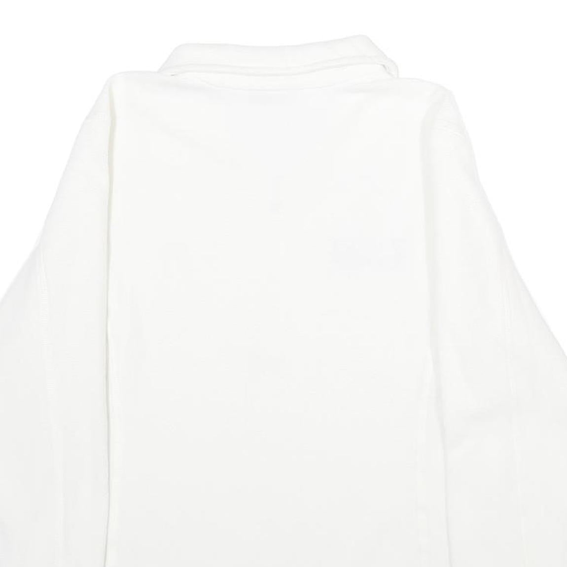 PATAGONIA Womens White Plain Pullover Crew Neck Basic Knit Jumper M