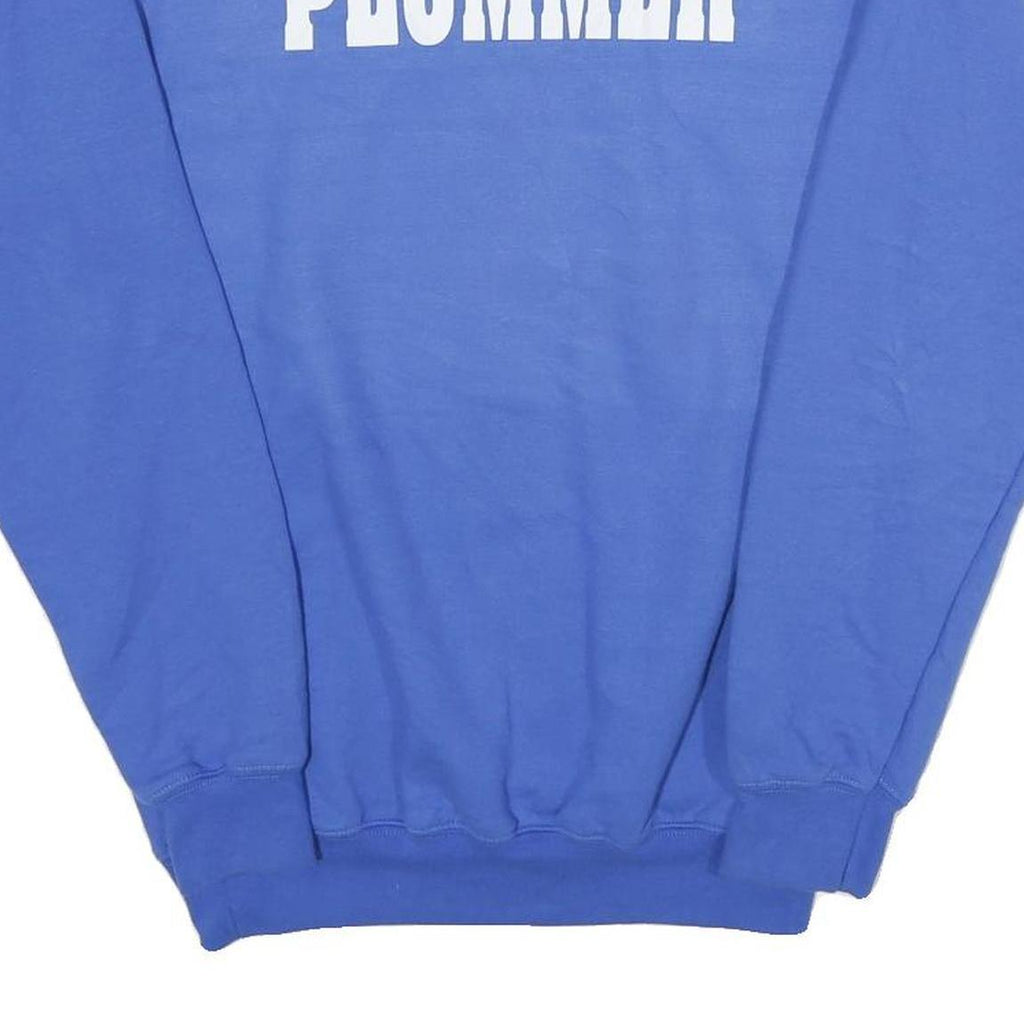 GILDAN Mens Blue St. Peter's Spartans Crew Neck S Sweatshirt Printed Logo