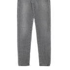 7 FOR ALL MANKIND Womens Slim Grey Denim Cotton Blend Zip Jeans W24 L28
