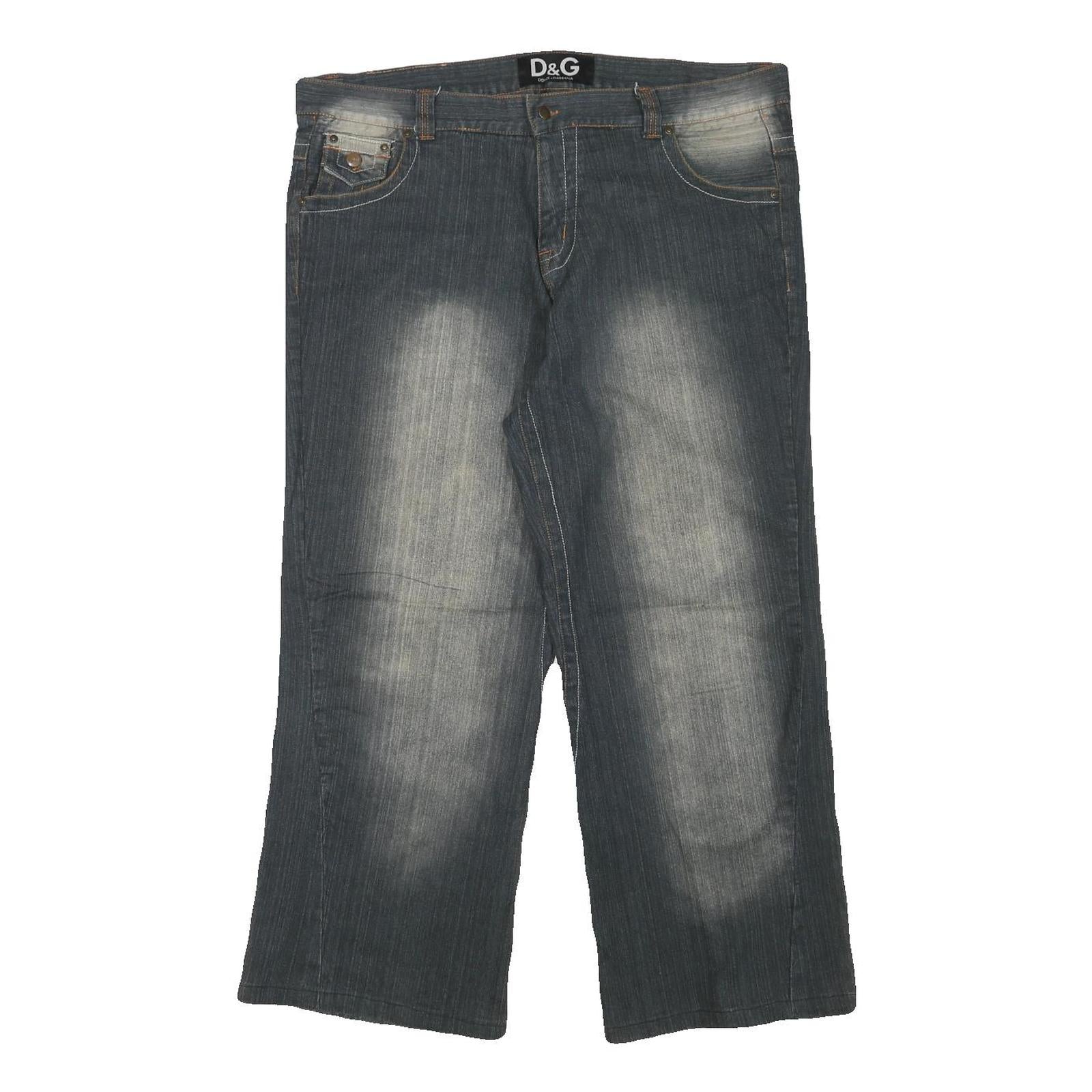 DOLCE & GABBANA Mens Relaxed Jeans Denim Medium W38 L27 Designer Casual Wear