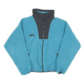 COLUMBIA Womens Blue Black Outdoor Jacket XL Polyester Zip Fleece Casual Warm