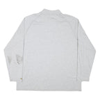 CARHARTT Mens Grey 1/4 Zip Sweatshirt 2XL Cotton Blend Pullover Workwear