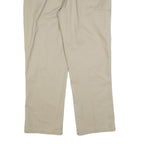 DICKIES Mens Regular Beige Cotton Blend Trousers W38 L32 Workwear Zip Closure