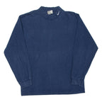NIKE Mens T-Shirt Blue Long Sleeve M