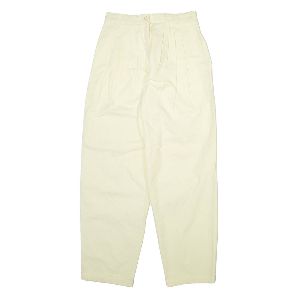 Womens Trousers Yellow Relaxed Tapered W26 L30