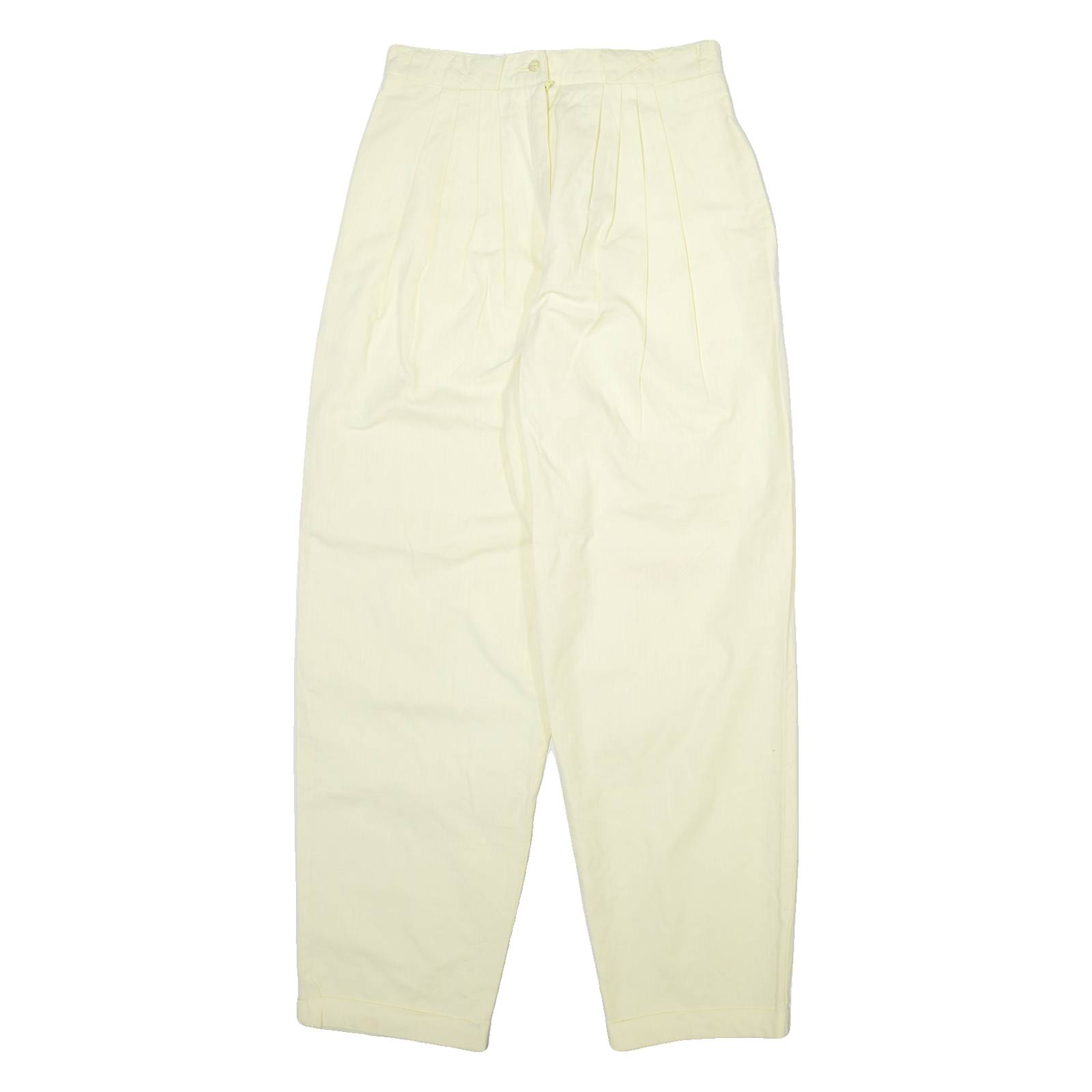 Womens Trousers Yellow Relaxed Tapered W26 L30