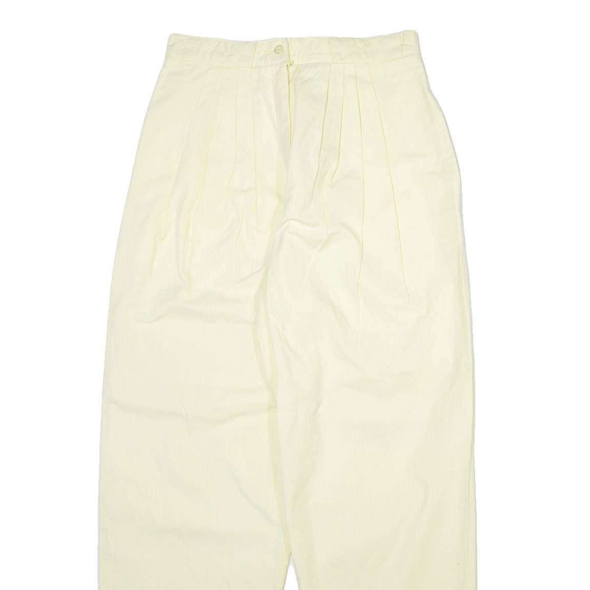 Womens Trousers Yellow Relaxed Tapered W26 L30