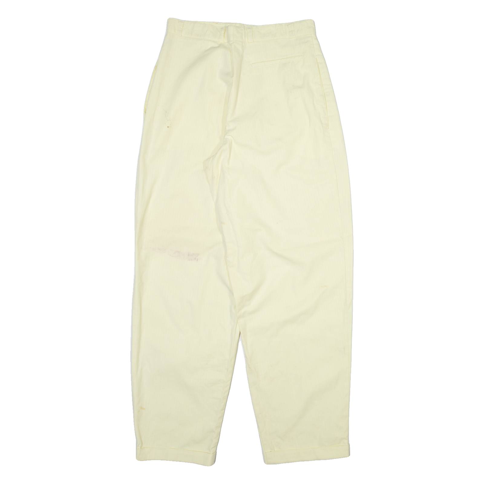 Womens Trousers Yellow Relaxed Tapered W26 L30