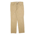 CARHARTT Mens Cotton Blend Beige Relaxed Straight Trousers W32 L32 Workwear