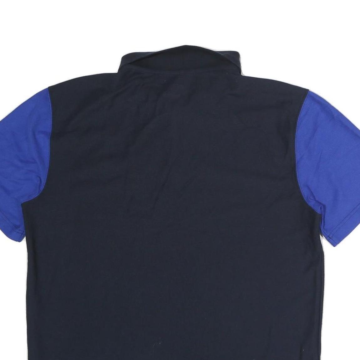 CARHARTT Mens Navy & Blue United Short Sleeve Cotton Polo Shirt M Workwear