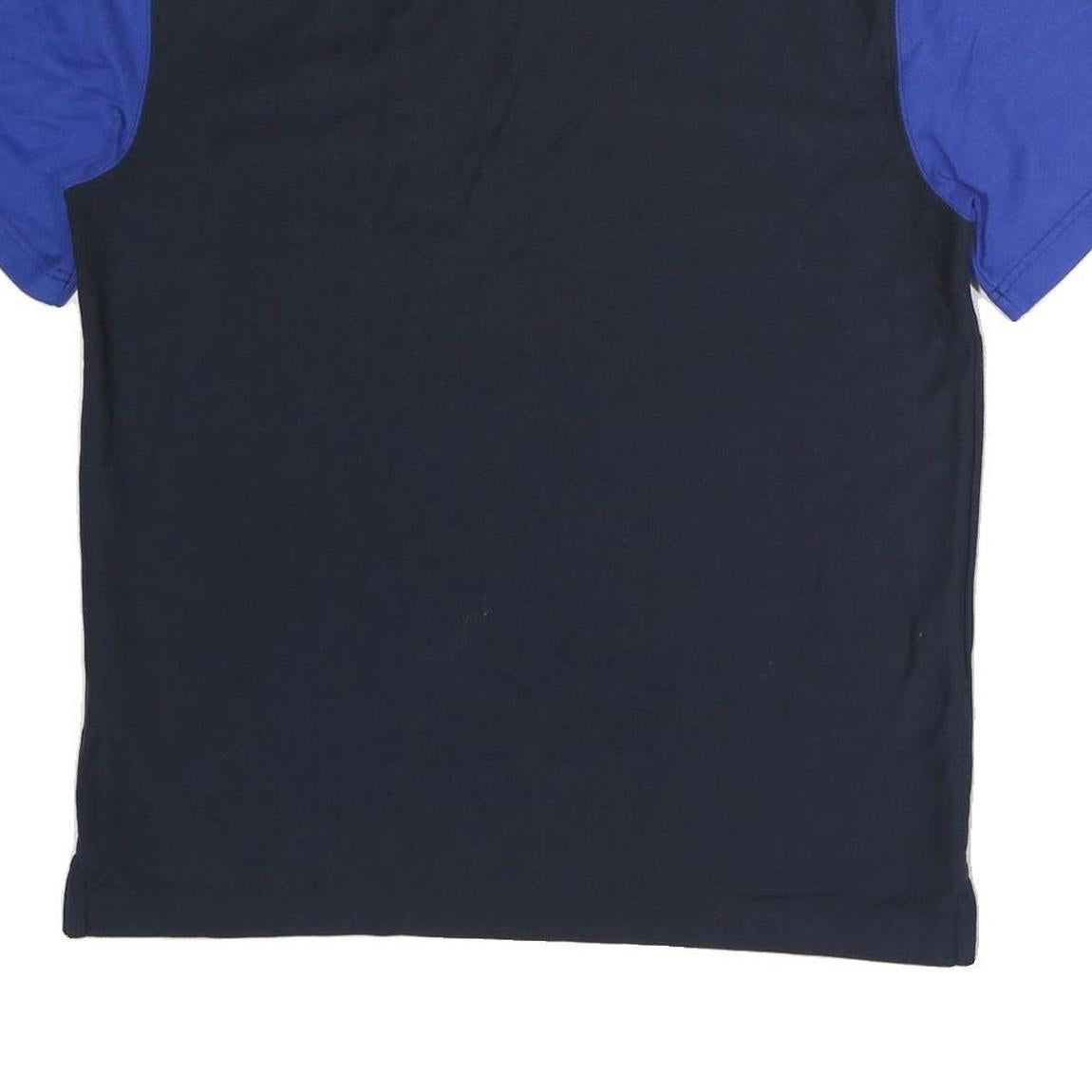 CARHARTT Mens Navy & Blue United Short Sleeve Cotton Polo Shirt M Workwear