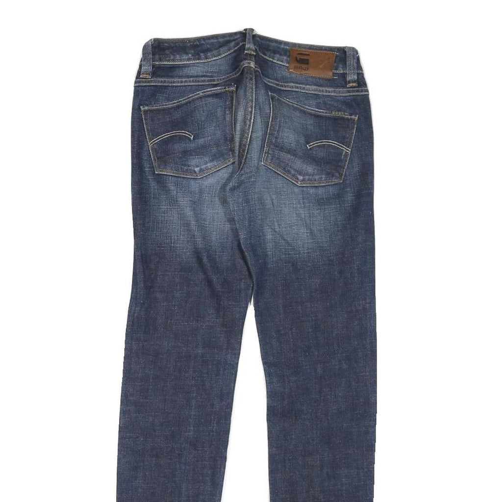 G-STAR Womens Jeans Blue Regular Skinny Denim Medium W28 L30 Stylish Detail