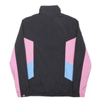 ELLESSE Womens Black & Pink Lightweight Zip Jacket S Polyamide Colourblock