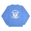 HANES Womens Blue Health Services Division Crew Neck L Sweatshirt Cotton Blend