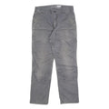 CARHARTT Mens Cotton Blend Grey Relaxed Fit Straight Leg Trousers W28 L30 Casual