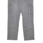 CARHARTT Mens Cotton Blend Grey Relaxed Fit Straight Leg Trousers W28 L30 Casual
