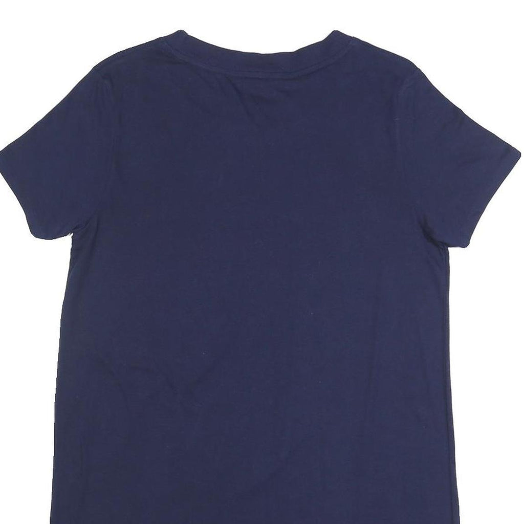 TOMMY HILFIGER Womens Navy Blue Graphic T-Shirt M Short Sleeve Crew Neck Casual