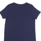 TOMMY HILFIGER Womens Navy Blue Graphic T-Shirt M Short Sleeve Crew Neck Casual