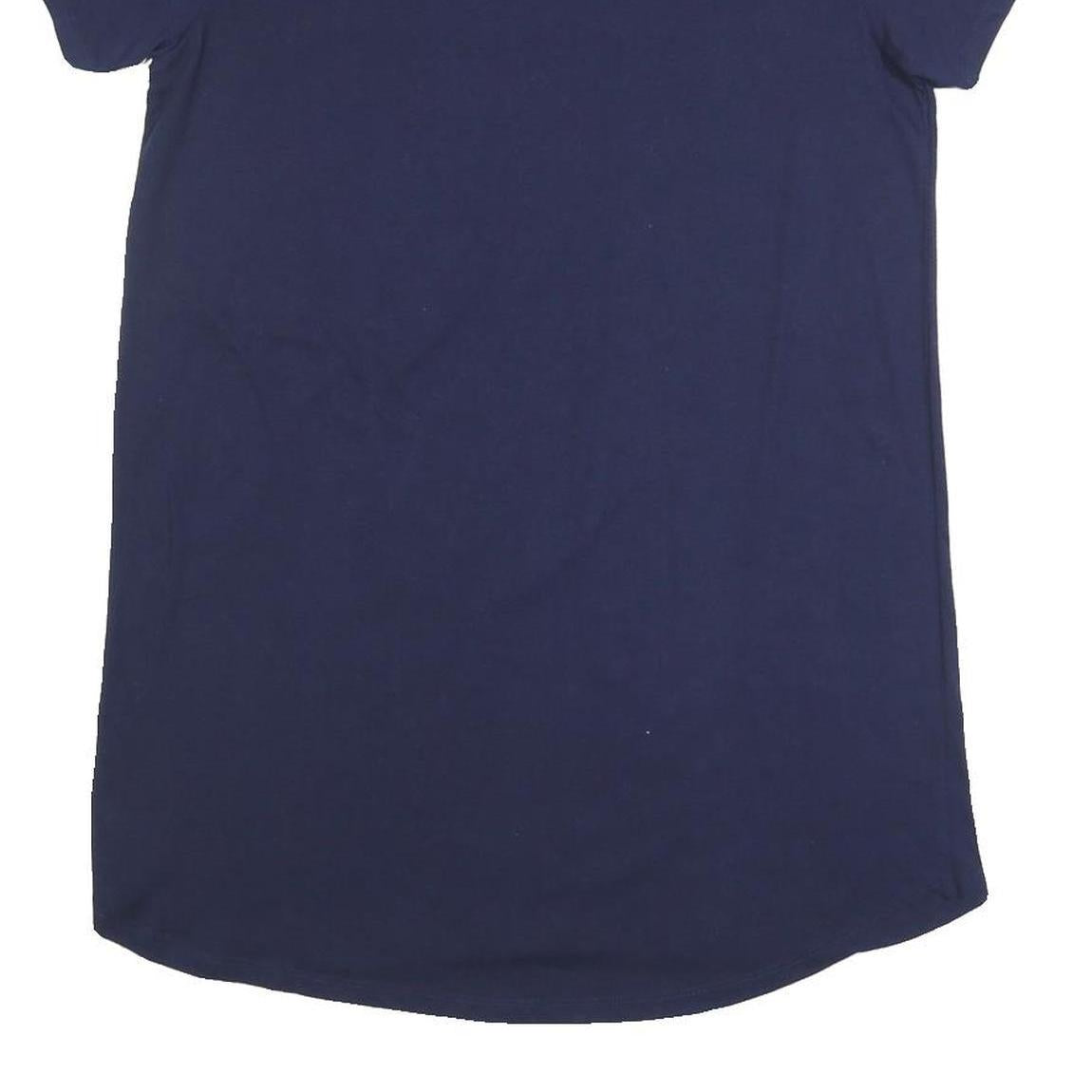 TOMMY HILFIGER Womens Navy Blue Graphic T-Shirt M Short Sleeve Crew Neck Casual