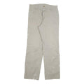CARHARTT Mens Cotton Blend Beige Regular Fit Straight Trousers W34 L32 Workwear
