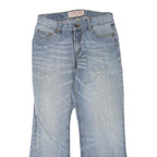 DICKIES Womens Regular Fit Light Blue Denim Jeans W30 L28 Zip Closure