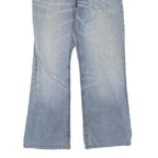 DICKIES Womens Regular Fit Light Blue Denim Jeans W30 L28 Zip Closure