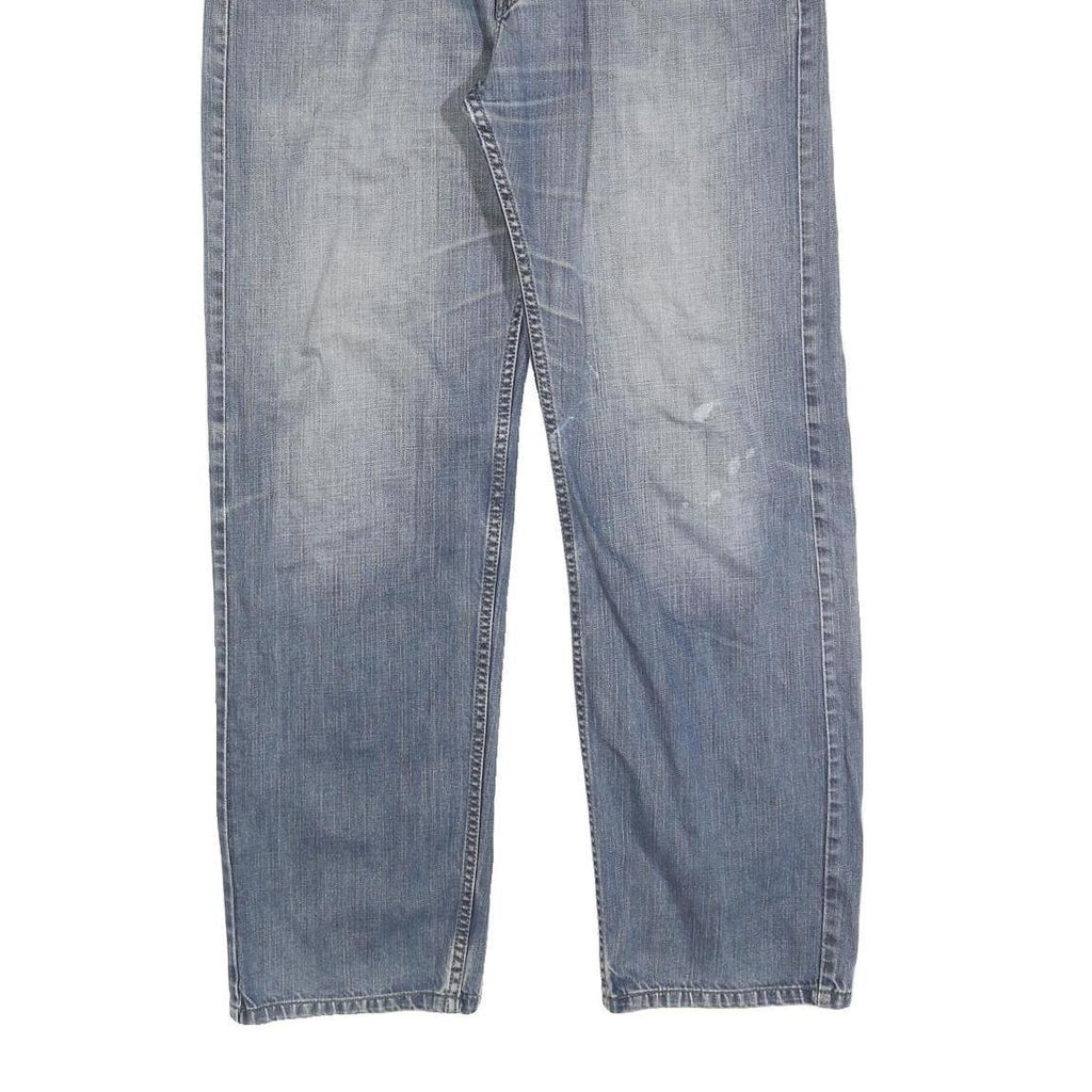 LEVI'S 505 Mens Jeans Blue Regular Straight Denim Medium W36 L29 Classic Fit Zip