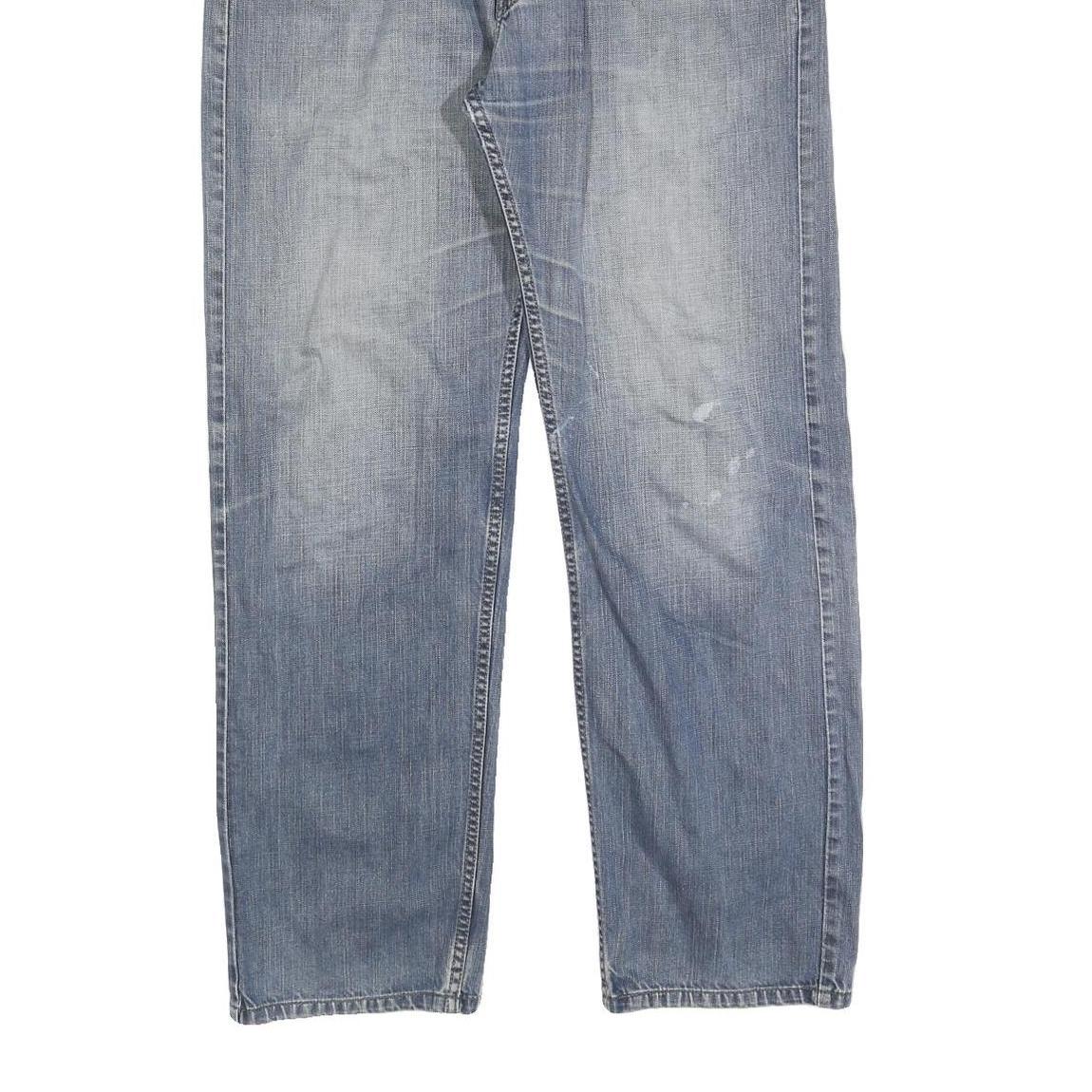 LEVI'S 505 Mens Jeans Blue Regular Straight Denim Medium W36 L29 Classic Fit Zip