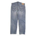 LEVI'S 505 Mens Jeans Blue Regular Straight Denim Medium W36 L29 Classic Fit Zip