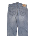 LEVI'S 505 Mens Jeans Blue Regular Straight Denim Medium W36 L29 Classic Fit Zip