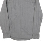 LEVI'S Mens Grey Denim Shirt S Button Long Sleeve Casual Cotton Blend