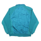 JANEVE Womens Blue Collared M Casual Polyester Sweatshirt Zip Up