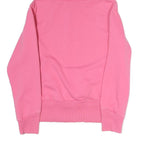 PUMA Womens Pink Hoodie L Cotton Blend Pullover Drawstring Hood Casual