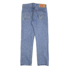 LEVI'S 501 Mens Jeans Blue Regular Straight Denim Medium W34 L32 Classic Cotton