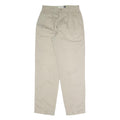 GAP Mens Relaxed Beige Cotton Blend Trousers W29 L32 Casual Zip Closure