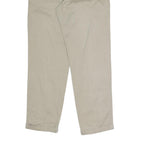 GAP Mens Relaxed Beige Cotton Blend Trousers W29 L32 Casual Zip Closure