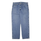 DICKIES Mens Jeans Blue Regular Straight Denim Medium W36 L32 Workwear Zip