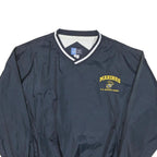 PORT AND COMPANY Mens Navy Marines Nylon Jacket L Pullover Plain Lightweight