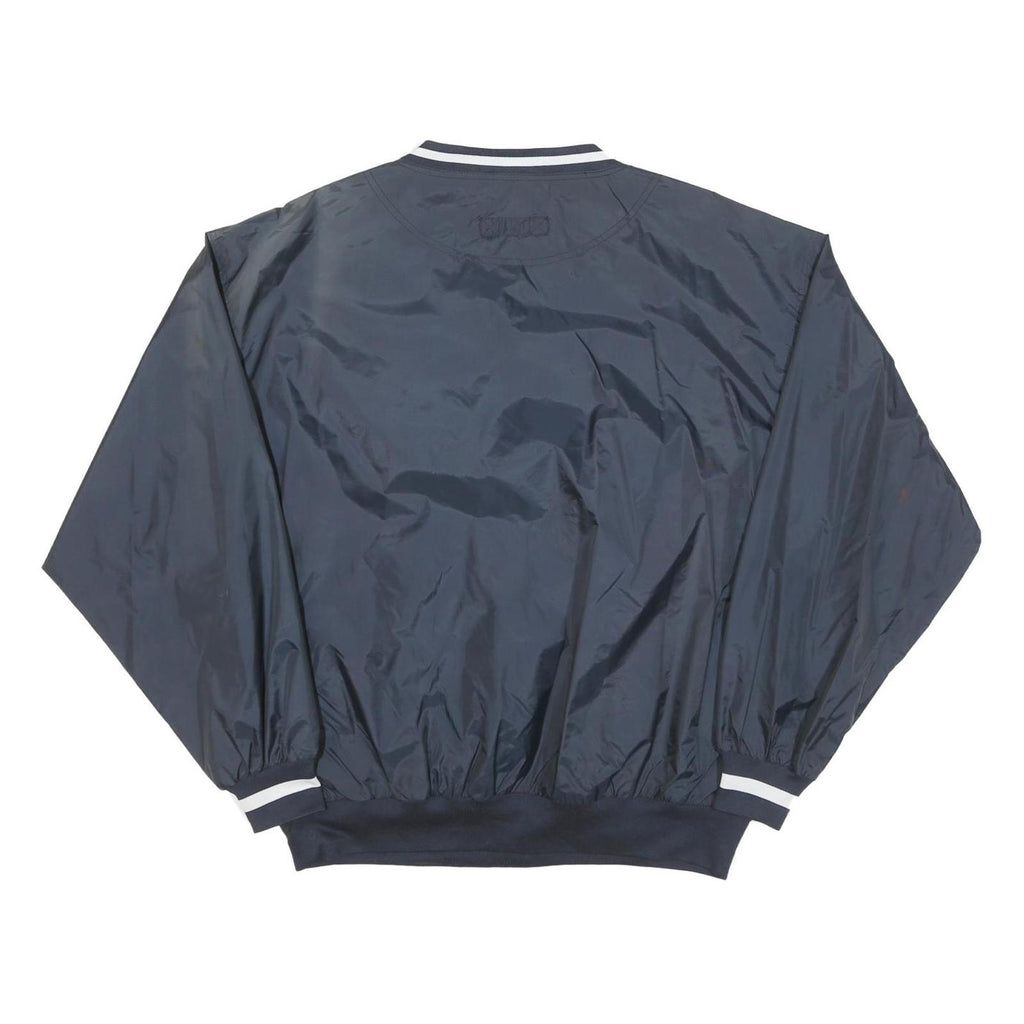 PORT AND COMPANY Mens Navy Marines Nylon Jacket L Pullover Plain Lightweight